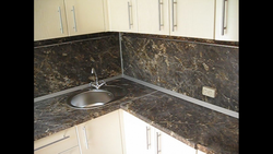 Royal Opal Light Countertop In The Kitchen Photo
