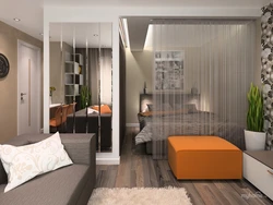 Apartment Design With Sleeping Area Zoning