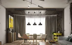 Curtains For Kitchen Loft Design