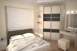 Small wardrobe in the bedroom photo