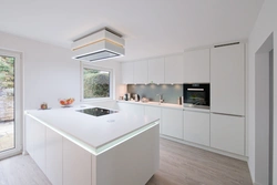 White Corner Modern Kitchens In The Interior Photo