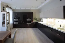 Kitchen interior laminate color
