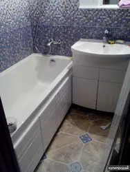 Examples of bathroom renovation in a panel house photo