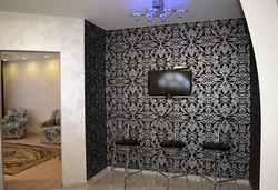 Living room wallpaper design