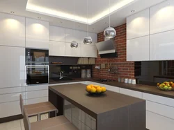 Modern kitchen design 15 m2