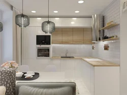 Modern kitchen design 15 m2