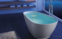 Interyerdə vanna otağı kasası