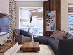 Ковер с угловым диваном в интерьере гостиной фото