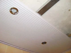 Plastic ceilings in the kitchen, photos of your own