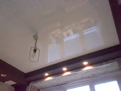 Plastic ceilings in the kitchen, photos of your own