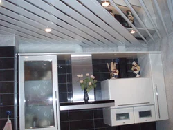 Plastic ceilings in the kitchen, photos of your own