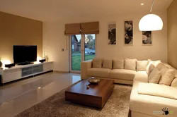 Living room interior in Germany photo