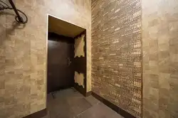 Mozaika fotoşəkili ilə koridor interyeri