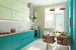 3 colors in the kitchen interior