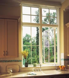 Photo of the window shape in the kitchen