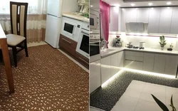 Modern carpets for the kitchen photo