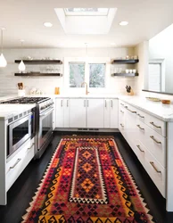 Modern carpets for the kitchen photo