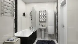 Photo of the bathroom and toilet in the same colors