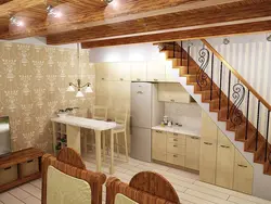 Studio Kitchen Design With Stairs