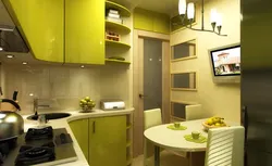 Interior of a small kitchen 5 sq m