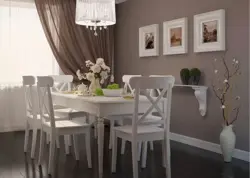 How to combine gray with beige in the kitchen interior