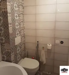 Combining a bathtub with a toilet before and after photos