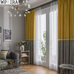 Дизайн штор для гостиной в сером цвете