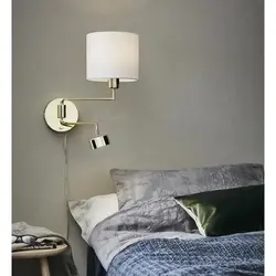 Один Светильник Над Кроватью В Спальне Фото