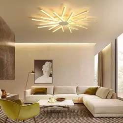 Lighting design for an apartment with suspended ceilings