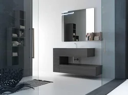 Interior With Bathroom Cabinets