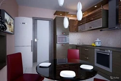 Дизайн кухни в панельном доме трехкомнатной квартиры