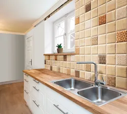 Photo of kitchen wall tiles