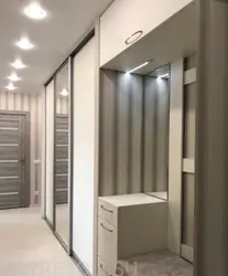 Modern hallways with a wardrobe for narrow corridors photo