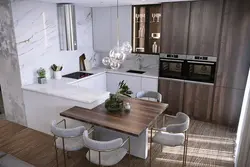 Photos of kitchens with dining tables