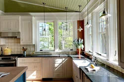 Kitchen with window interior in your home