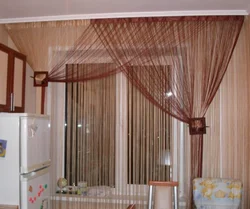 Photo Of How To Hang Curtains In The Kitchen Photo