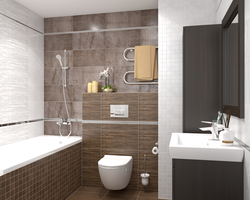 Collections Of Tiles In The Bathroom Interior