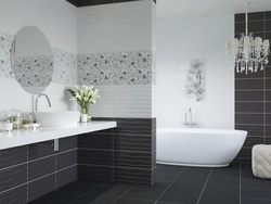 Collections Of Tiles In The Bathroom Interior