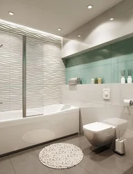 Стильный дизайн ванной плитки