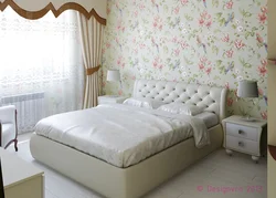 Белая спальня якія шпалеры фота