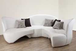 Small corner sofas in the living room photo