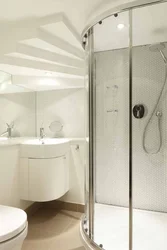 Bathroom design photo with shower corner photo