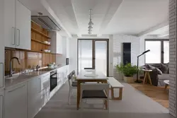 Kitchen interior in a townhouse