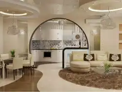 Interior Design Living Room With Arch