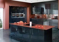 Terracotta in the kitchen interior