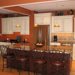 Terracotta in the kitchen interior