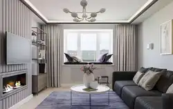 Living Room Design 60 Sq M In An Apartment