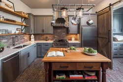 Kitchens in loft style Provence photo