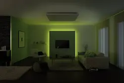 Светодиодная лента на потолке в спальне фото