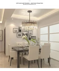 Modern Chandeliers In The Kitchen Above The Table Photo